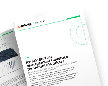 Know what’s exposed on your remote employee networks with ASM for Remote Workers