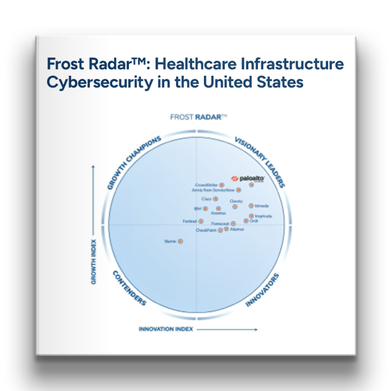 Frost Radar™: Healthcare Infrastructure Security | Palo Alto Networks
