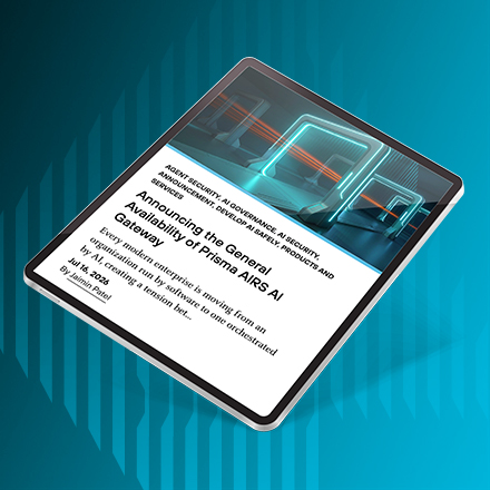 Announcing the General Availability of Prisma AIRS AI Gateway